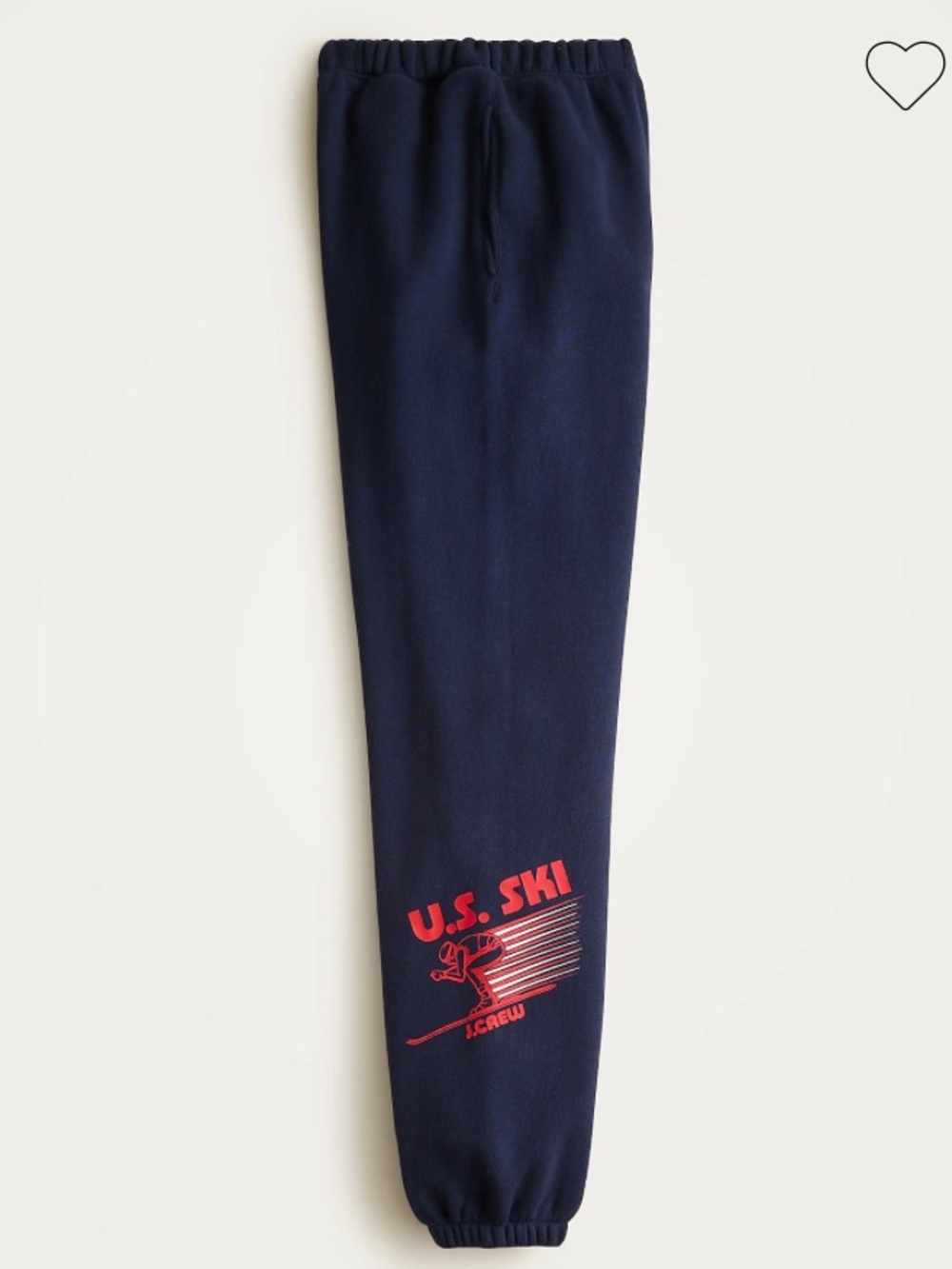 U.S. Ski & Snowboard by J.Crew heritage terry graphic jogger pant - navy - Picture 7 of 11